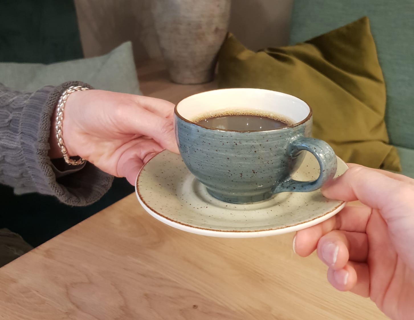 Koffietafel en condoleanceruimte crematorium `t laar